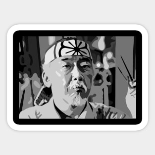 Mr. Miyagi portrait Sticker